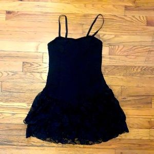 Intimately Free People black lace slip dress